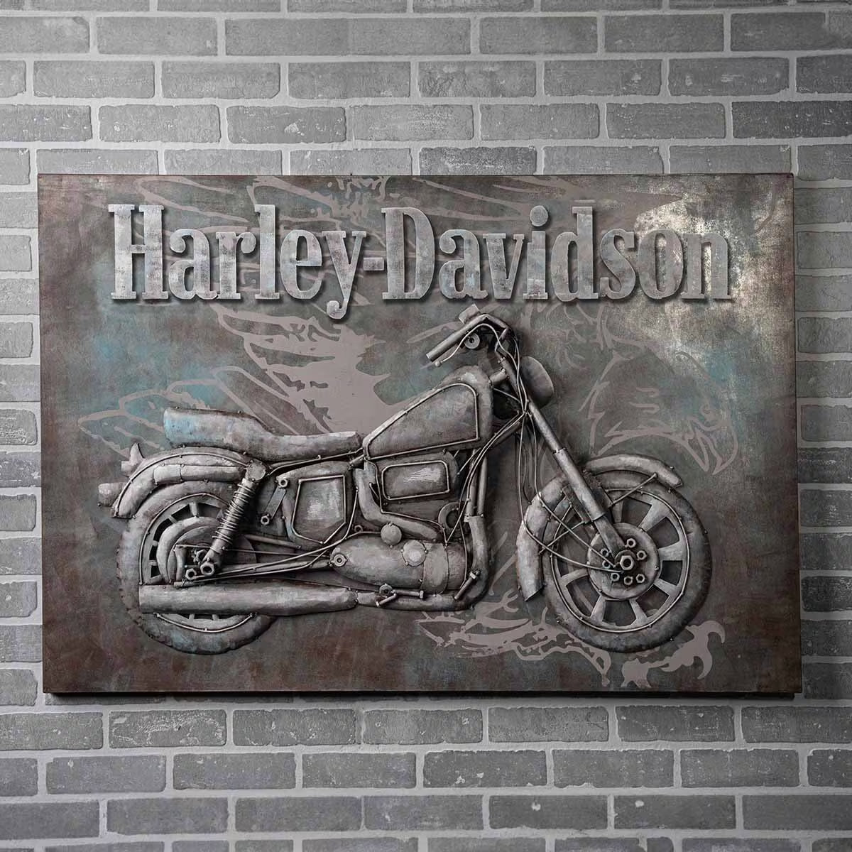 Décoration murale en métal Harley-Davidson - HDL-15567