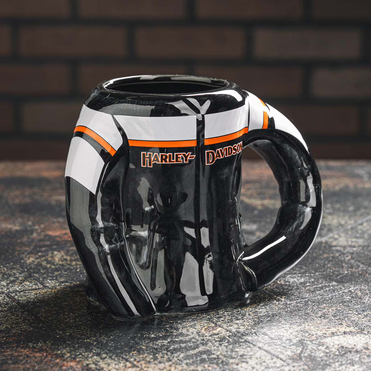 Mug sculpté en forme de veste en cuir pour femme - HDX-98694