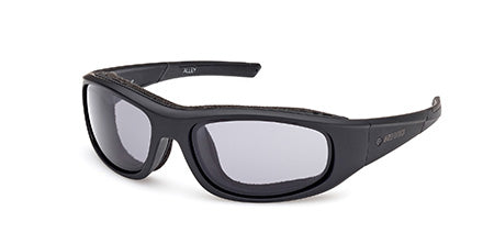Lunette de moto - Noir - Polarisée fumé ajustable (HZ0001-02D)