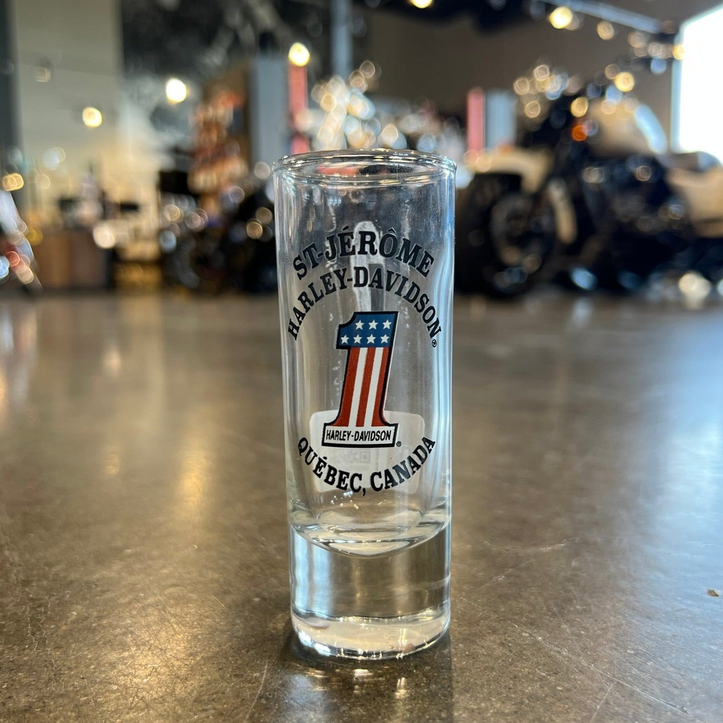 Verre à liqueur St-Jérôme Harley-Davidson (HDI-10003)