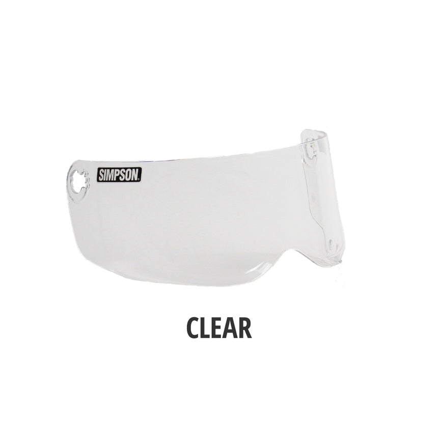Visière claire pour casque Simpson Outlaw Bandit (89200M-Cle)