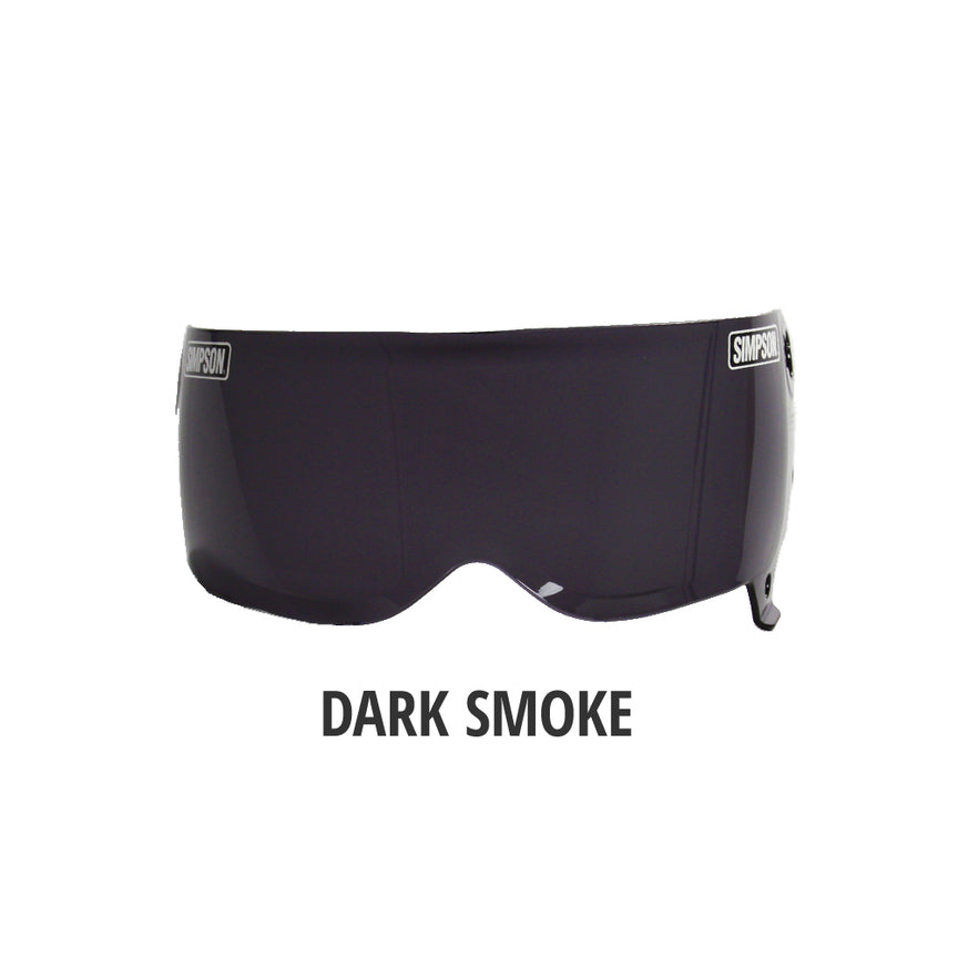 Visière dark smoke pour casque Simpson Outlaw Bandit (89201-DMO)