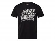 T-shirt Harley-Davidson pour homme en noir brossé 40291731