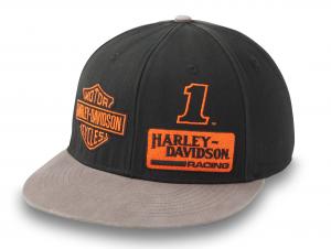 Casquette ajustée The Grid noire, pour homme - 97603-25VM