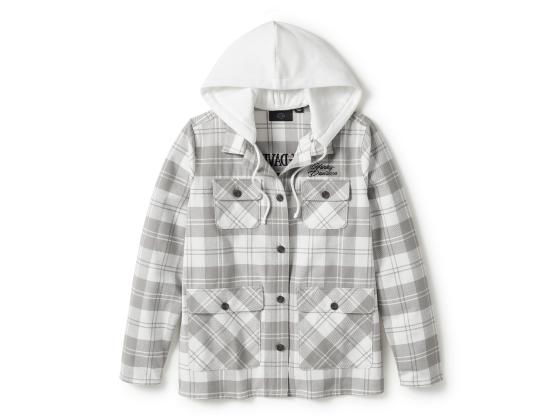 Veste à capuche à carreaux Heritage pour femme - 96460-25VW