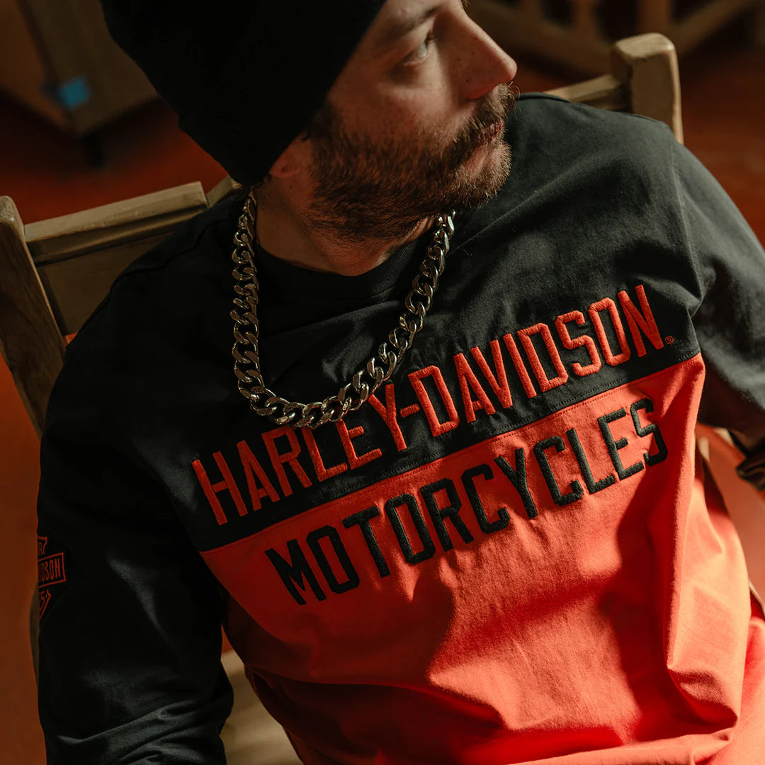 T-shirt à manches longues Harley-Davidson Essential pour homme - 96800-25VM