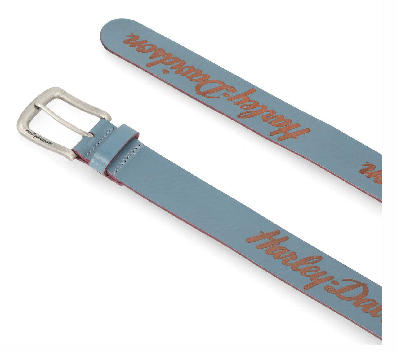 Ceinture en cuir véritable gravée au laser pour femme Long Tail – Bluestone (BMW018)
