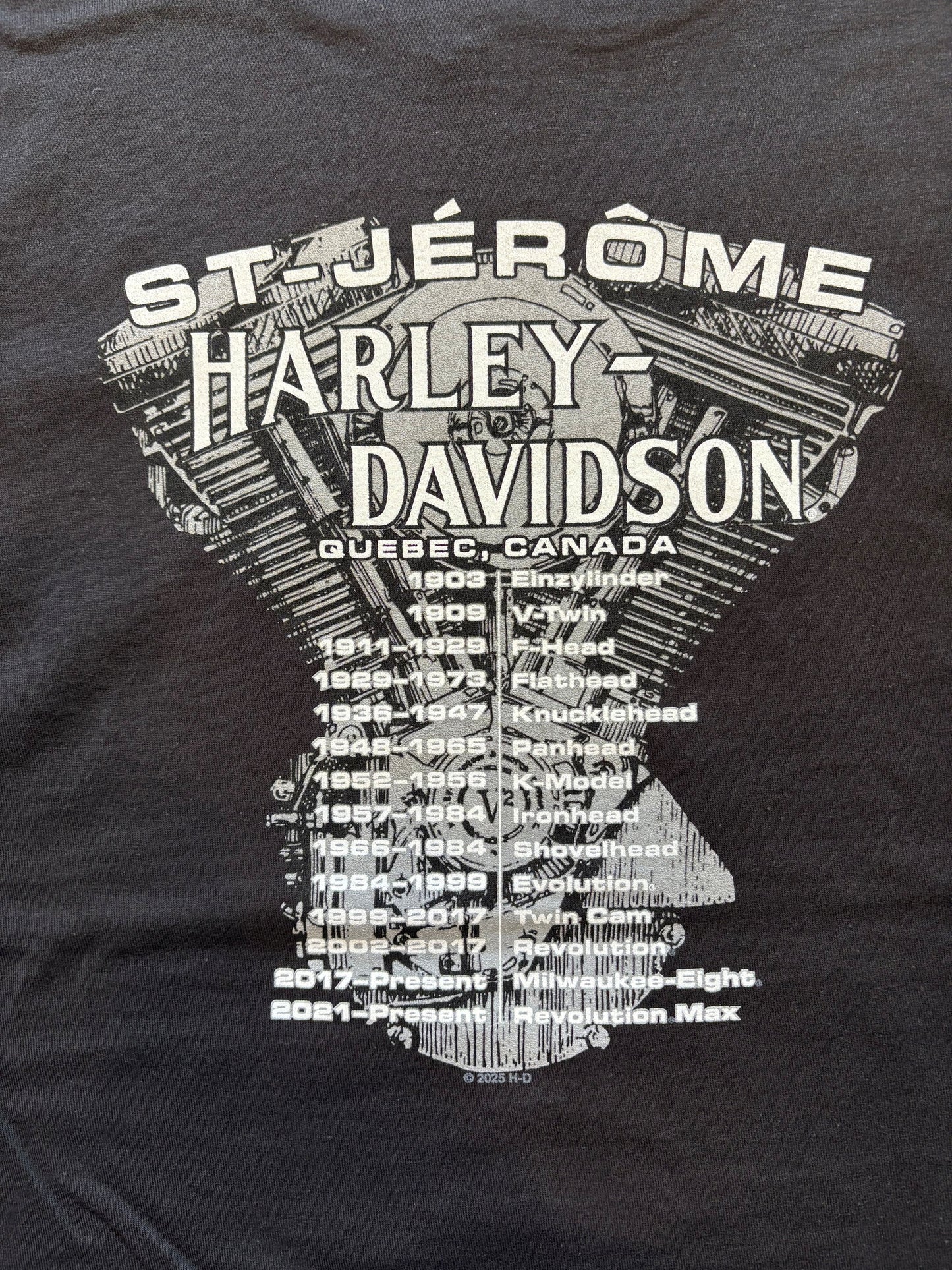 T-SHIRT HOMME ENGINE HISTORY T BLACK - 3002780