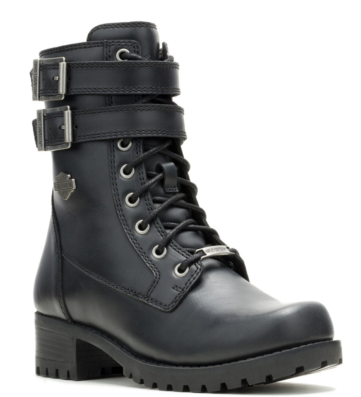Bottes de moto H-D® Leyton 7,25" pour femme, noires - D84838