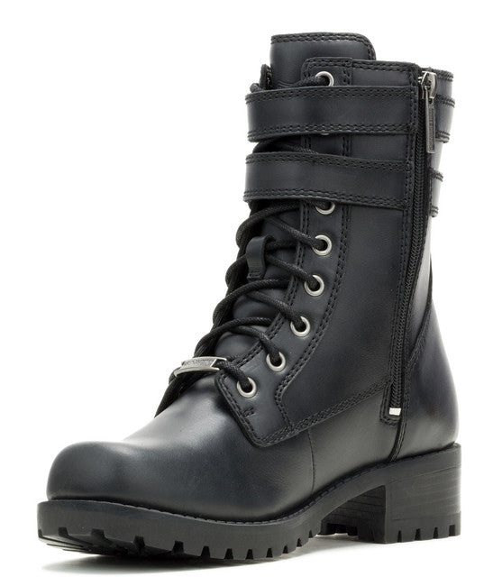 Bottes de moto H-D® Leyton 7,25" pour femme, noires - D84838