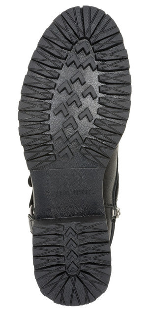 Bottes de moto Kelley Harness Ride WP noires pour femme - D87312