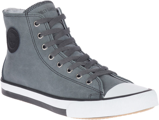 Baskets H-D® Filkens en cuir gris  pour homme - D93674