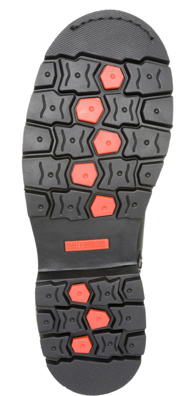 Bottes de moto Harley-Davidson® Electron Ride 15 cm en cuir noir pour homme, D96318