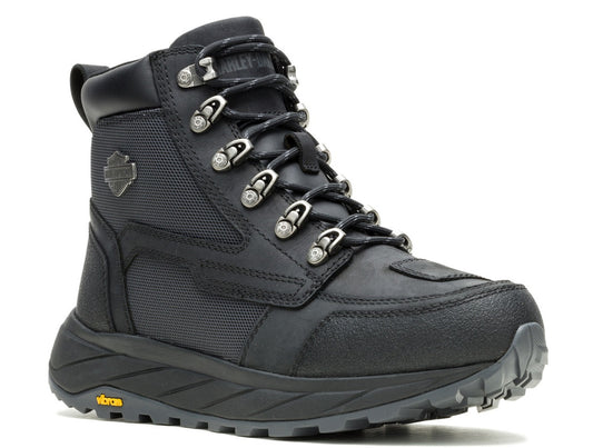 Bottes de moto imperméables noires Greyford pour homme, D96323
