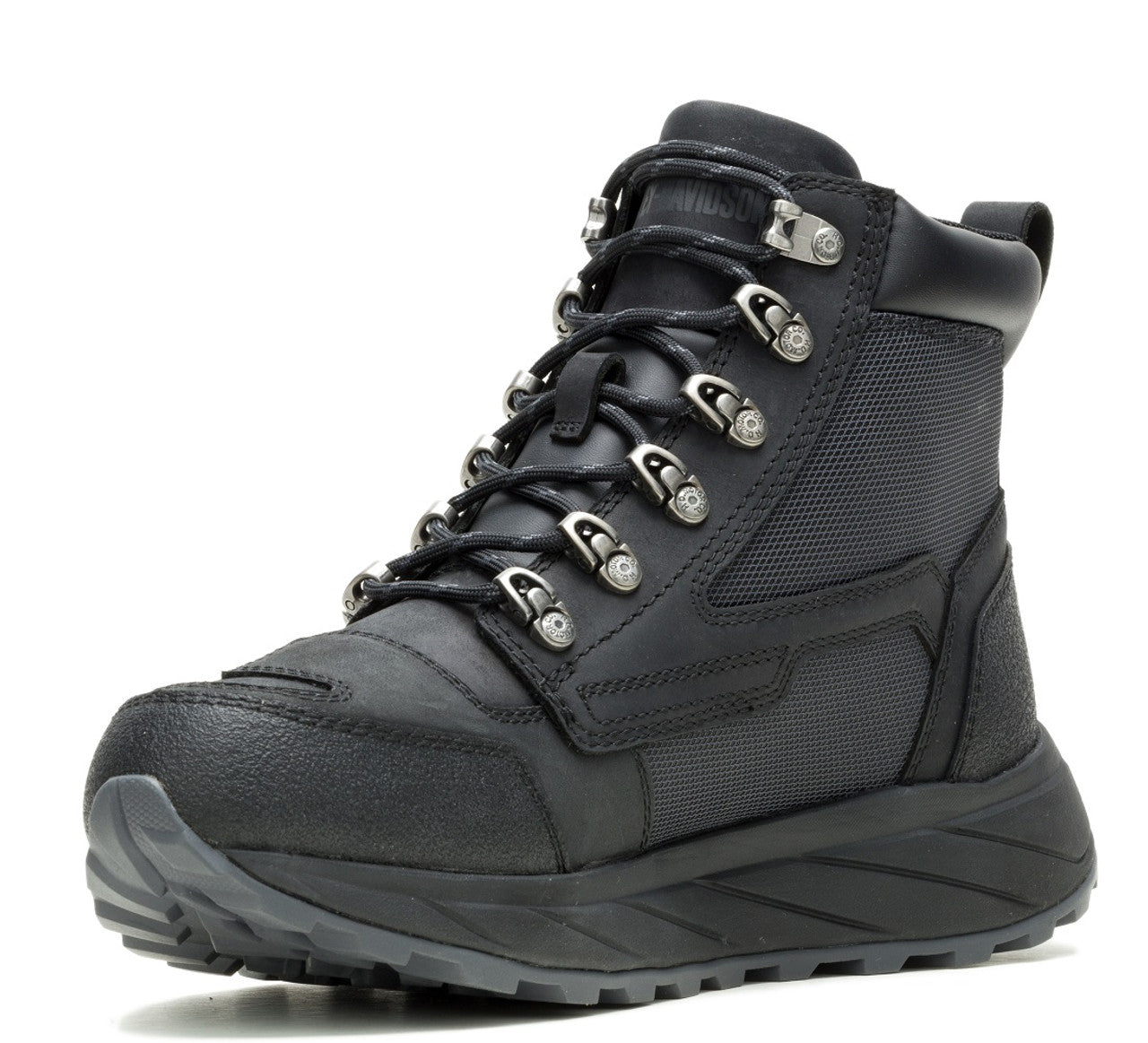 Bottes de moto imperméables noires Greyford pour homme, D96323