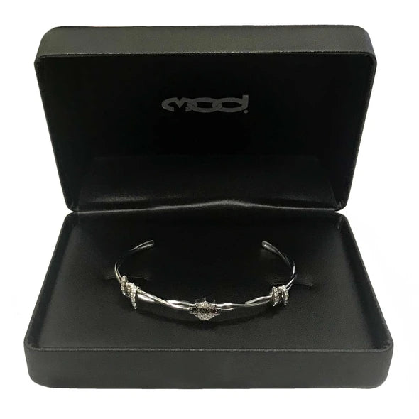 Bracelet manchette Harley-Davidson® pour femme, en argent sterling HDB0432