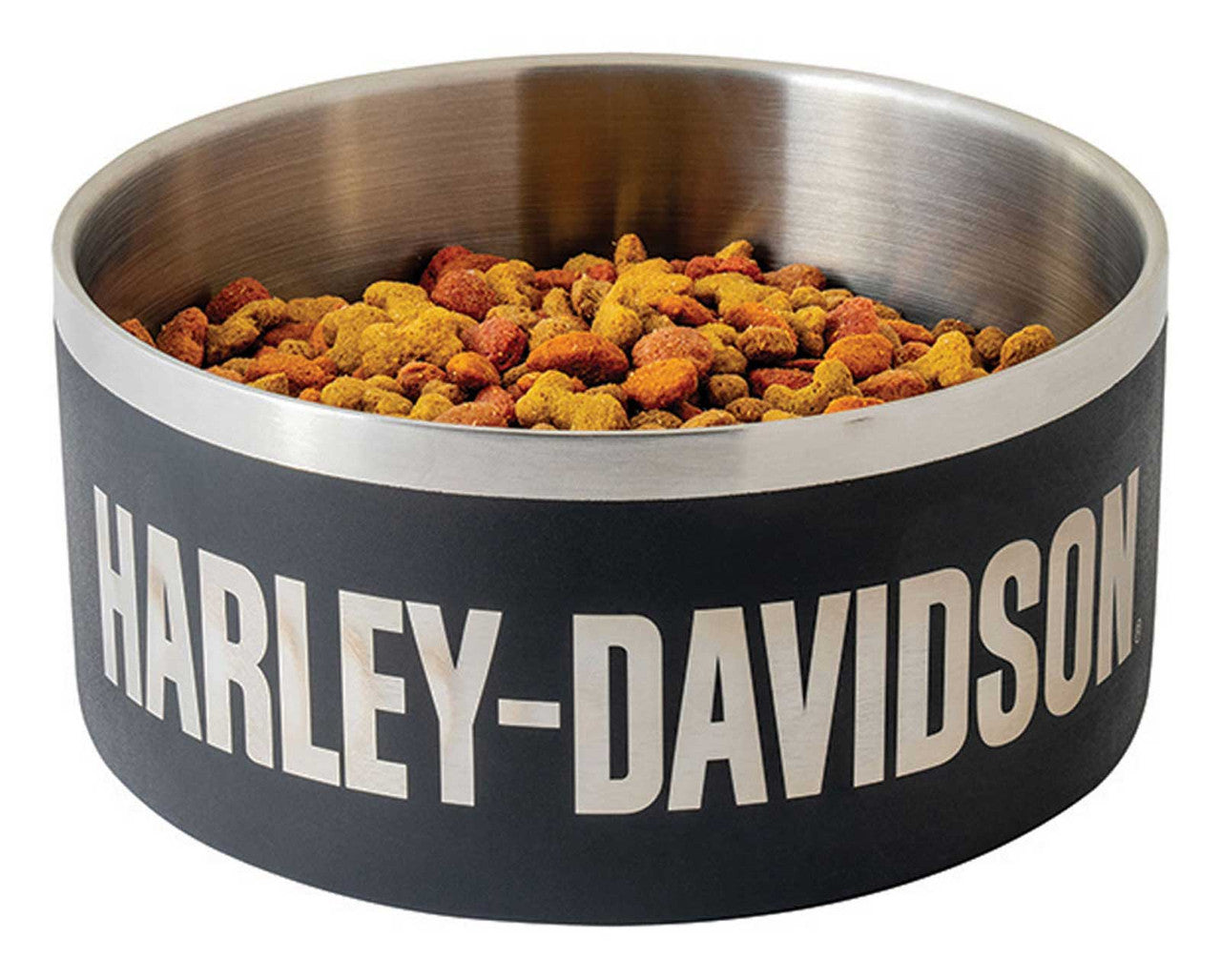 Gamelle pour animaux de compagnie Harley-Davidson® à double paroi isolée en acier inoxydable - Grand modèle - HDX-90203