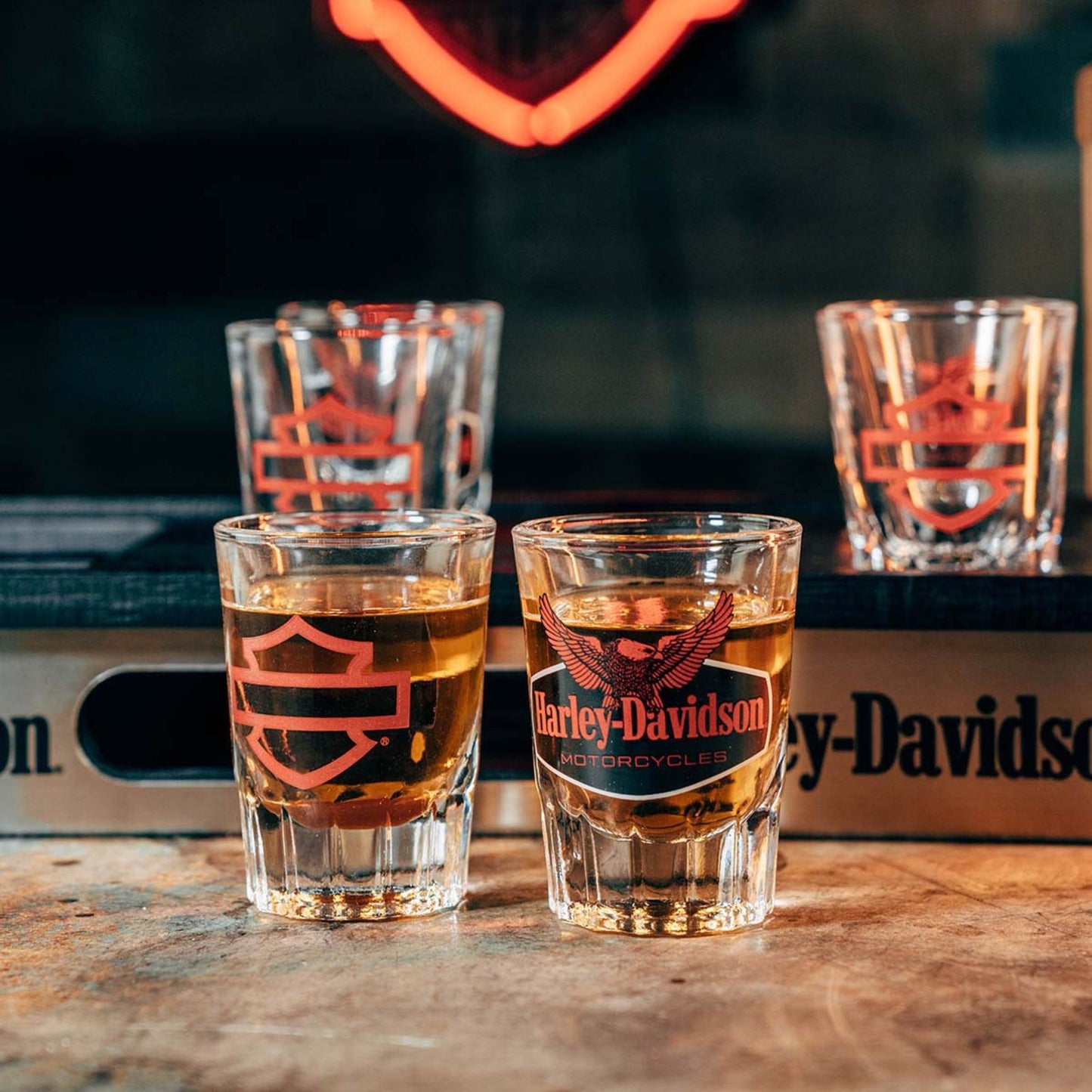 Plateau de dégustation Harley-Davidson (HDX-98534)