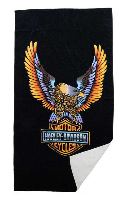 VIVID BAR AND SHIELD EAGLE BEACH TOWEL ÉDITION LIMITÉE