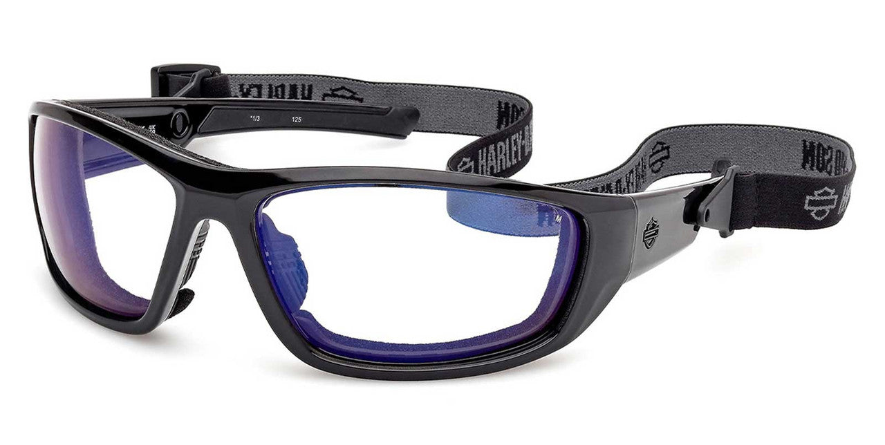 LUNETTE DE SOLEIL BLAZE ACE XL MONTURE NOIRE VERRES ANTI-BUÉE TRANSITION LIGTH ADJUSTING DE CLAIR À FUMÉ