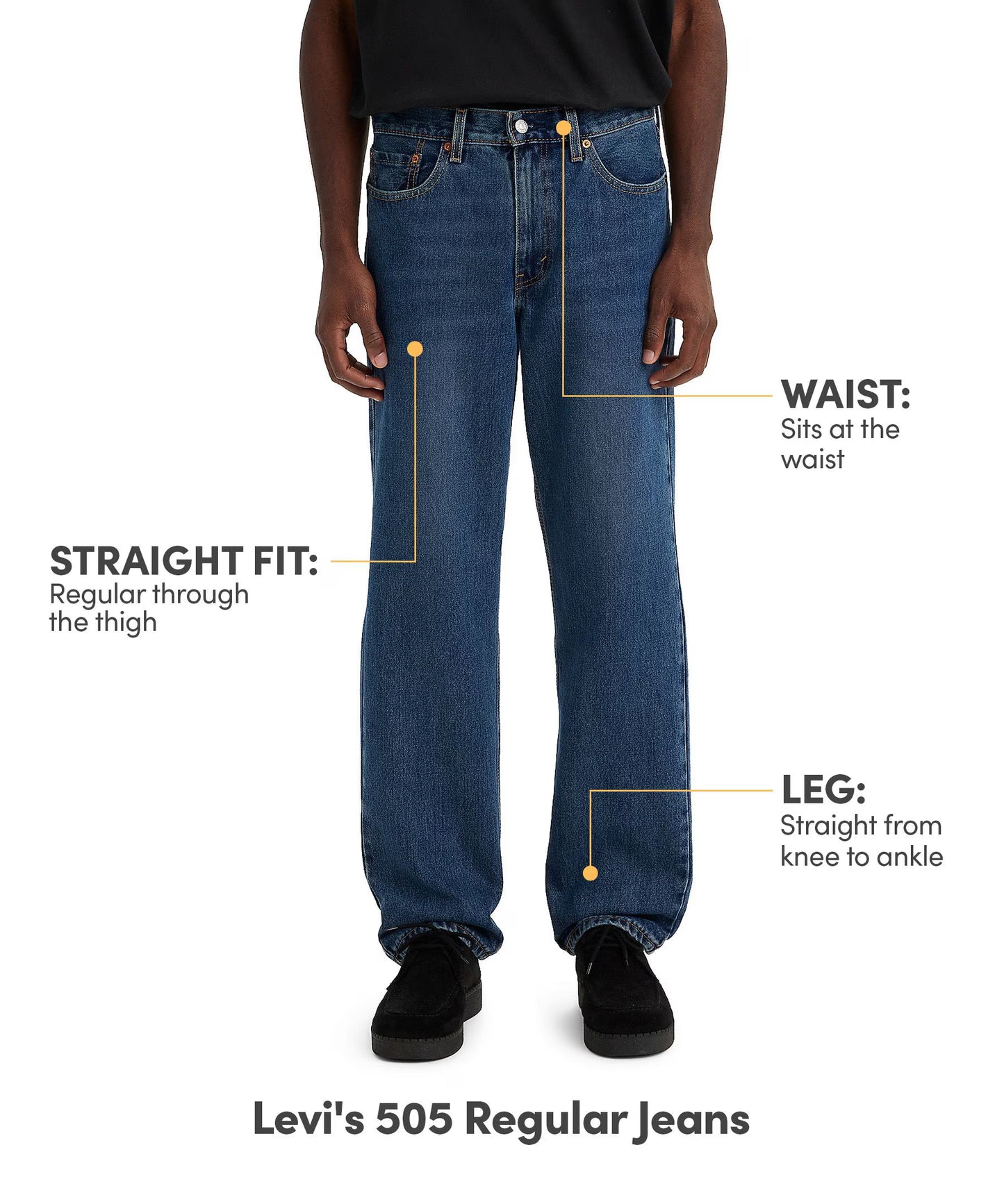 Jean Levi's 505™ Around The Corner Ease pour homme - 00505-2914