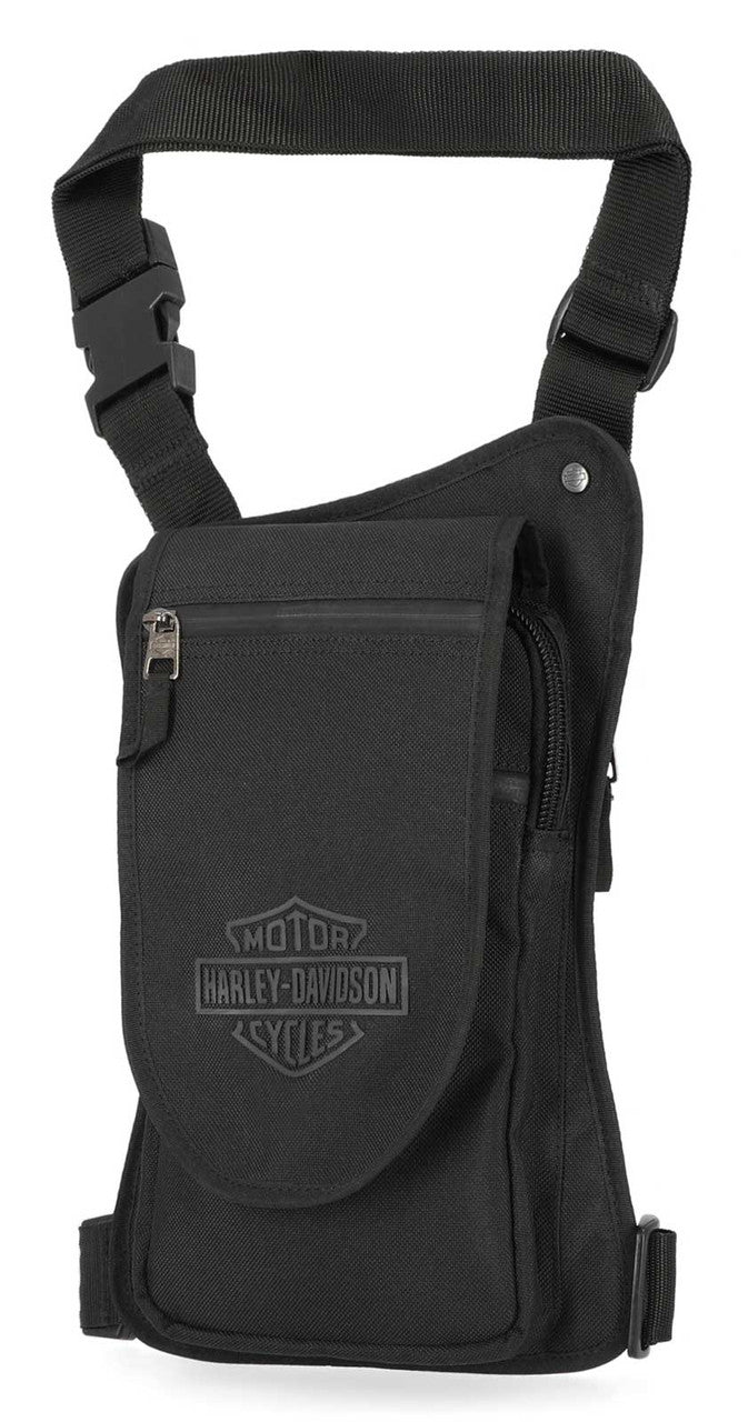 POLY SHOULDER THIGH PACK BLACK