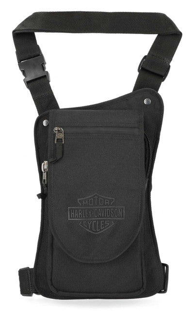 POLY SHOULDER THIGH PACK BLACK