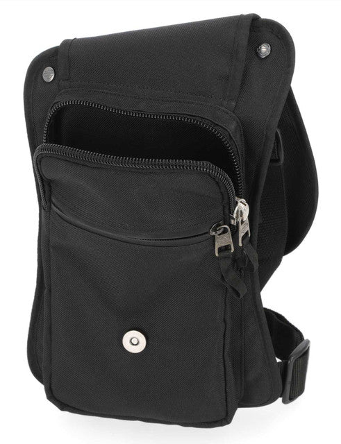 POLY SHOULDER THIGH PACK BLACK