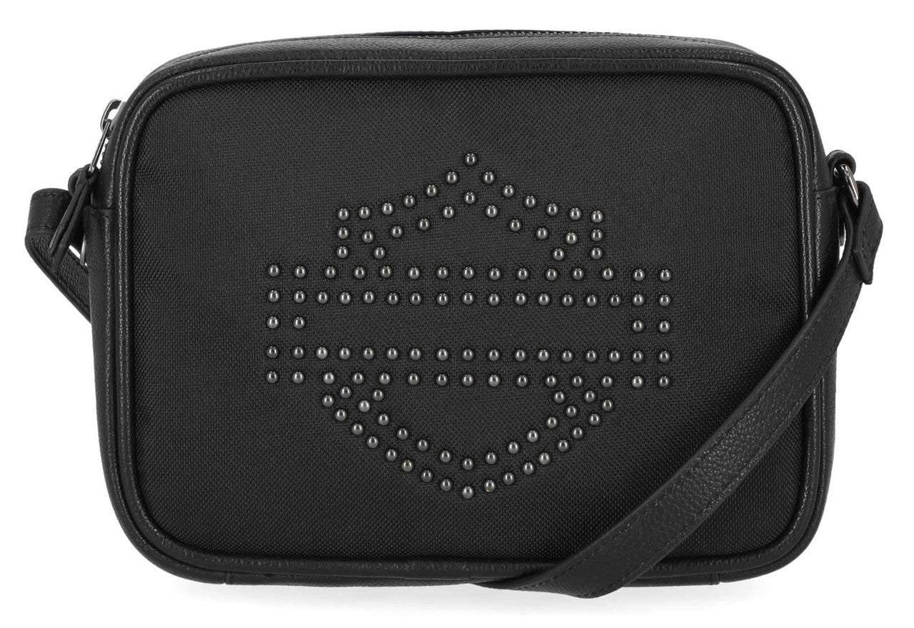 BAR AND SHIELD STUDDED CAMERA BAG EDITION LIMITÉE