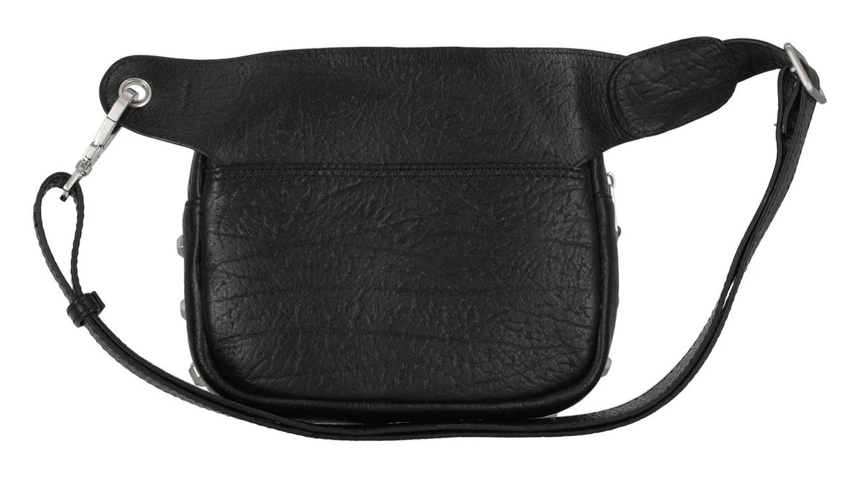 Sac banane réglable en cuir véritable à clous hexagonaux Harley-Davidson® pour femme - MHW223/08