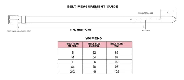 Ceinture Harley-Davidson® pour femme, en cuir véritable noir - BMW032/08