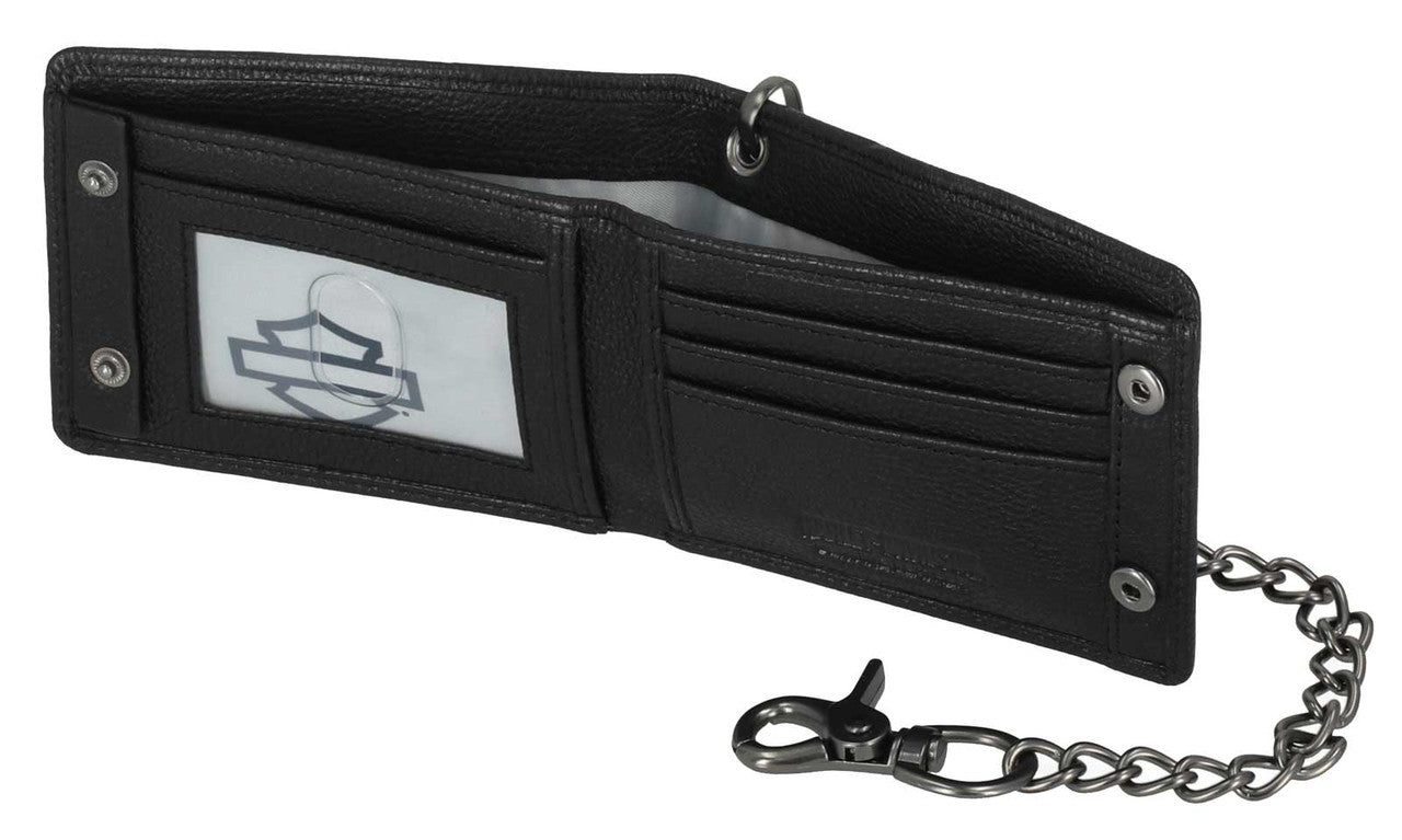 Portefeuille à chaîne en cuir Harley-Davidson® pour homme - MWM116/08