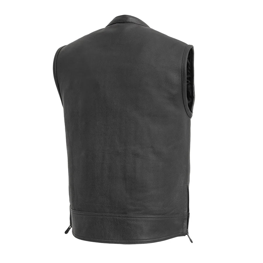 Rampage - Gilet moto en cuir pour homme First (FIM649CP)