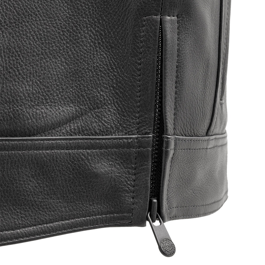 Rampage - Gilet moto en cuir pour homme First (FIM649CP)