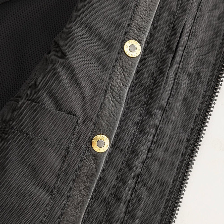 Rampage - Gilet moto en cuir pour homme First (FIM649CP)