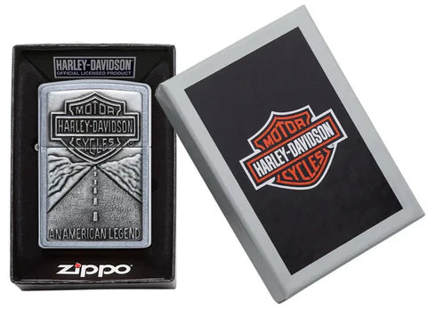 HD STREET CHROME EMBLEM ZIPPO - 20229