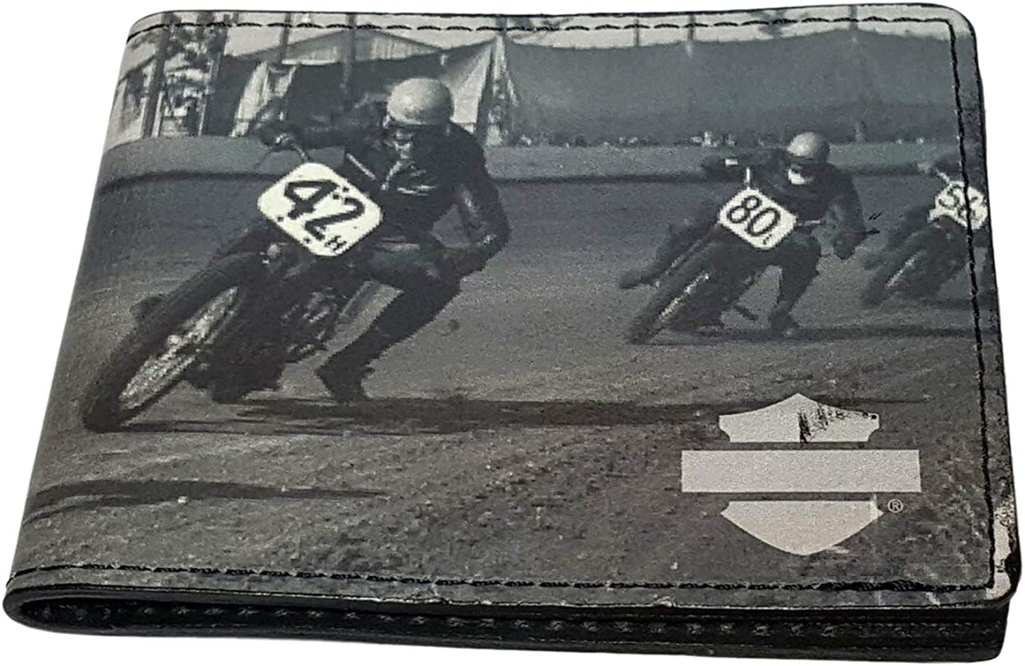 Portefeuille FLAT TRACK BIFOLD (HDMWA11310-BLK)