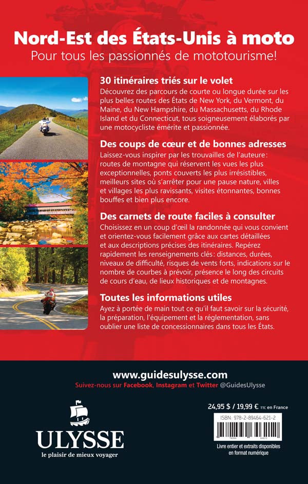 Le Nord-est des États Unis à moto