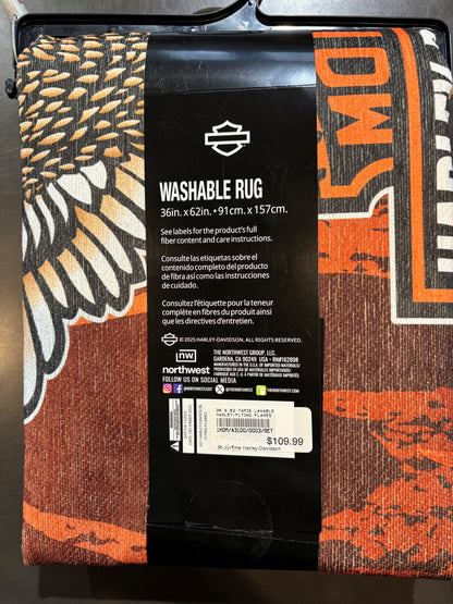 TAPIS HARLEY-DAVIDSON, LAVABLE - 1HDM/A3100/0003/RET
