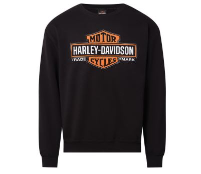 Sweat-shirt ras du cou Harley-Davidson® Elongated B&S ® pour homme | Noir 40291567