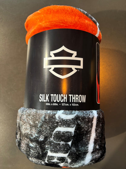 Jetté Harley-Davidson, silk touch throw 50x60 - 1HDM/23600/0005/OOF
