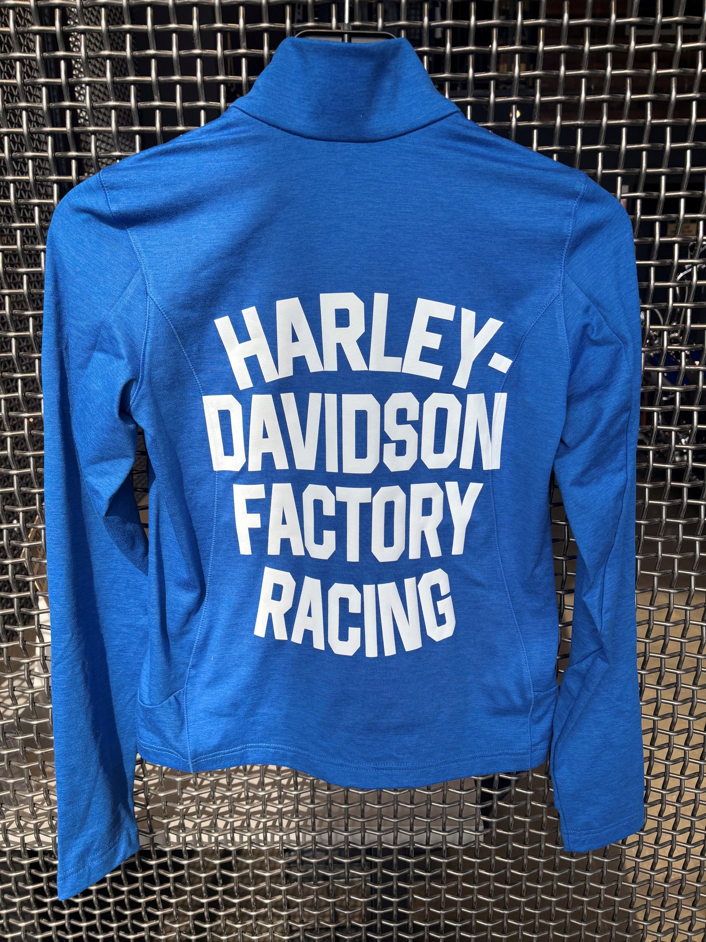 Veste zippée intégrale pour femme Racing Factory bleue - VESTE-F-BLUE