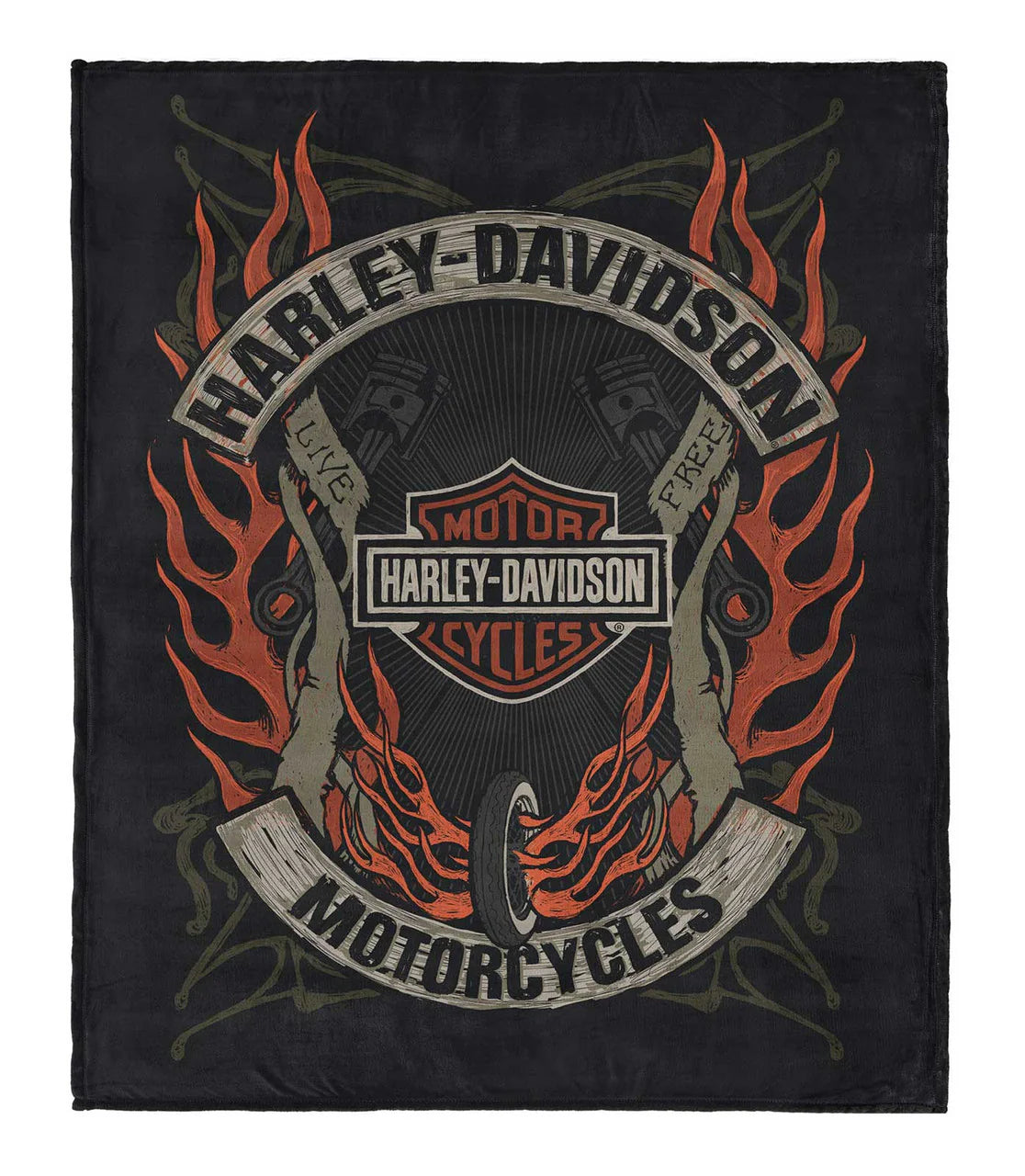 COUVERTURE HARLEY OUTLAW 50X60 - 1HDM/23600/0002/RET