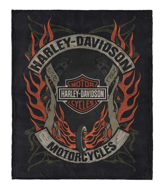 COUVERTURE HARLEY OUTLAW 50X60 - 1HDM/23600/0002/RET