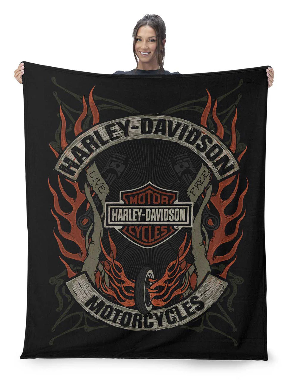 COUVERTURE HARLEY OUTLAW 50X60 - 1HDM/23600/0002/RET