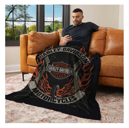 COUVERTURE HARLEY OUTLAW 50X60 - 1HDM/23600/0002/RET