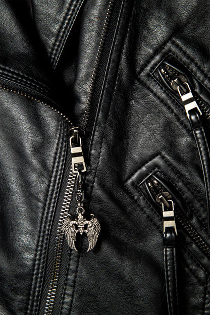PENDENTIF À ZIPPER FLEUR DE LIS - 61016-H