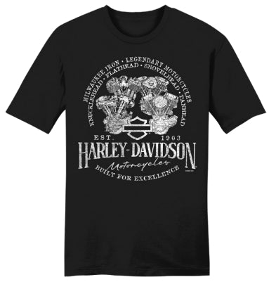 T-SHIRT HOMME ENGINE HISTORY T BLACK - 3002780