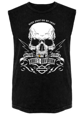 T-SHIRT HOMME BE LAST DYED SLVLS BLACK - 3002802