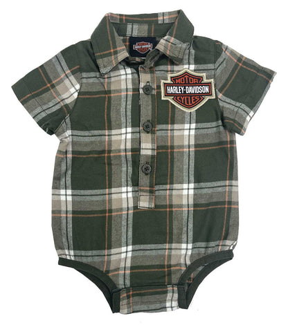 Chemise à carreaux pour B. & Shield pour bébé garçon – Vert (3053402/3063402)